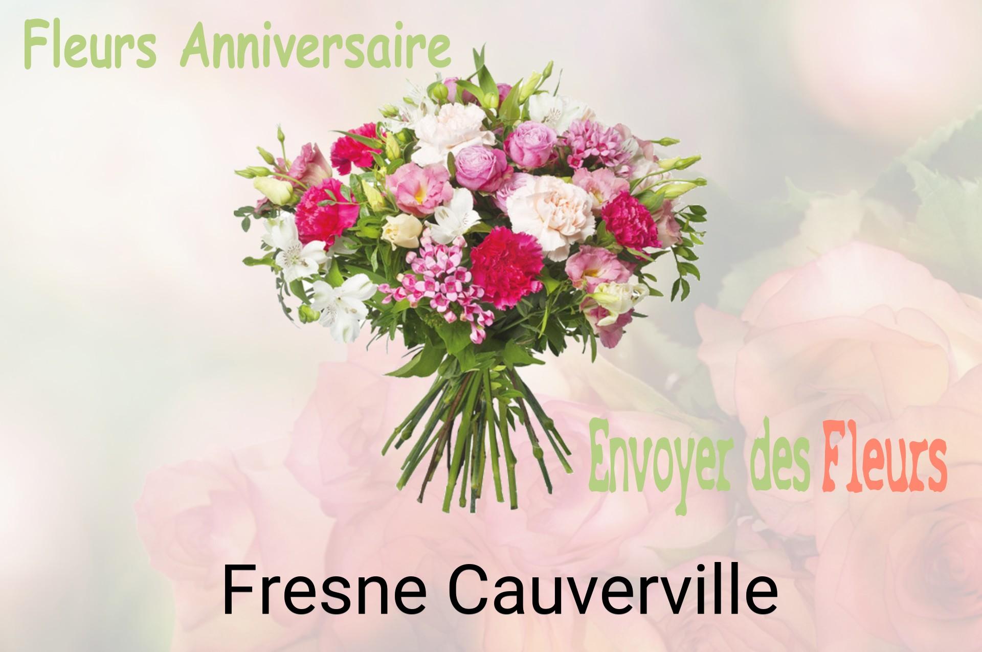 Bouquet de fleurs d’anniversaire livré à Fresne-Cauverville