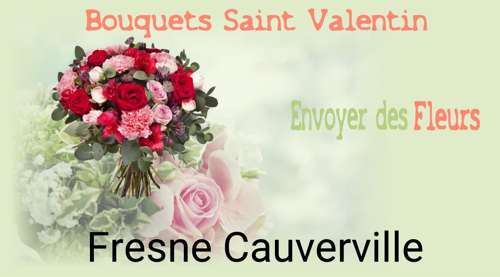 Roses de Saint-Valentin livrées à Fresne-Cauverville